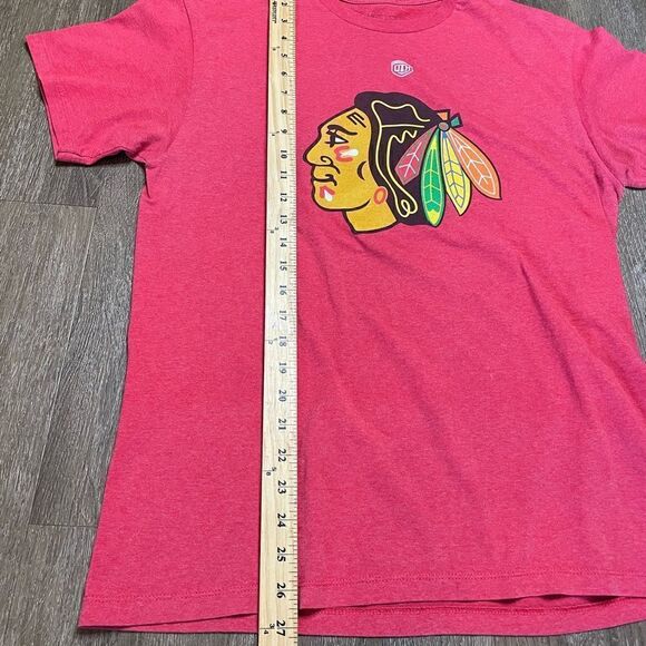 Red Chicago Blackhawks Old Time Hockey T-shirt Mens Size Medium - Picture 6 of 6